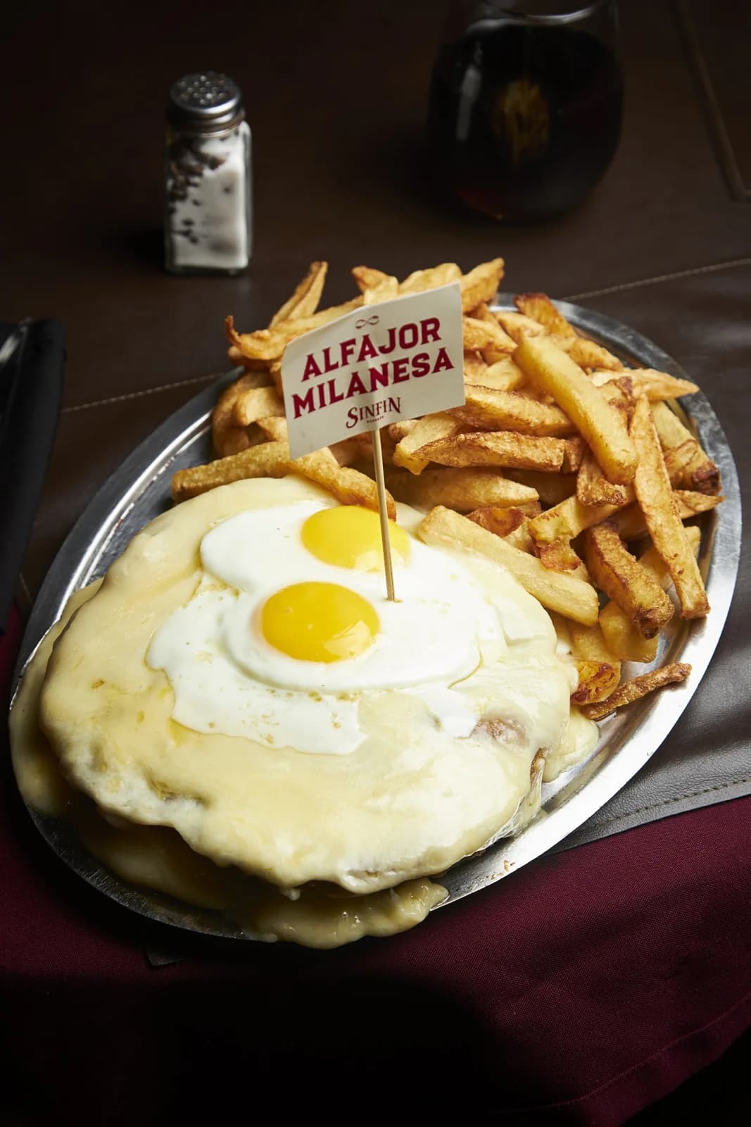 Alfajor Milanesa con papas